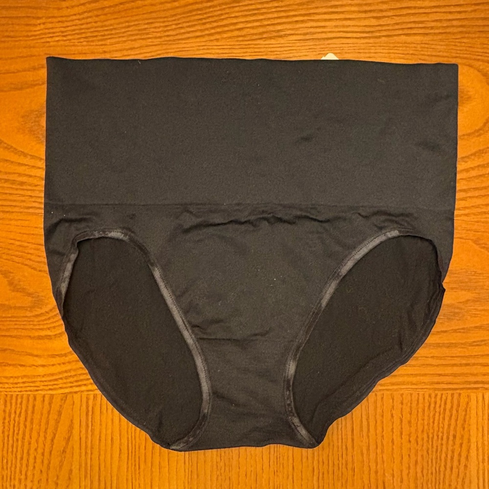 Soma Black Ultralight Seamless High-Rise Briefs size XL New With Tags